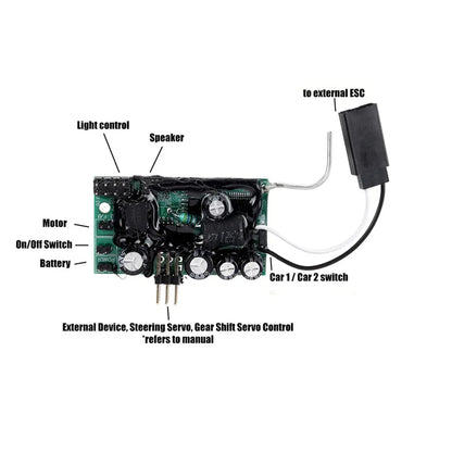For Wpl Wpl Remote Control Sound System V3 Transmitter Winch