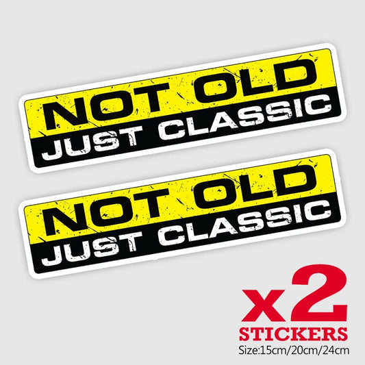CK21846 Pieces Pack Pvc Decal Not Old Just Classic