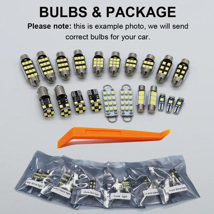 For VW Volkswagen Golf Jetta 3 Canbus Interior Bulb Kit MK4 MK5