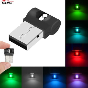 MINI USB Foot Atmosphere Emergency Lighting Colorful Plug Play