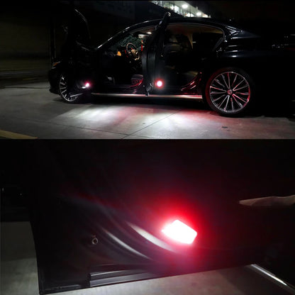For Lexus Is Es Ls Rx 2PCS white+red Side Door Courtesy Gx Lx Gs