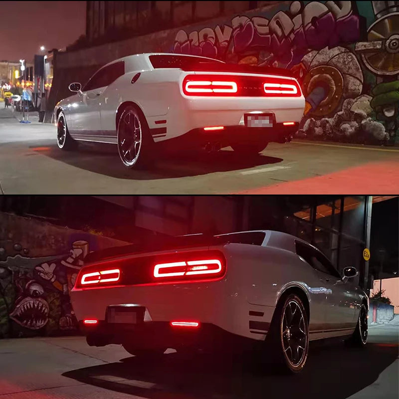 For 2015-up Dodge Challenger Function As Ijdm 3D Optic Full Rear