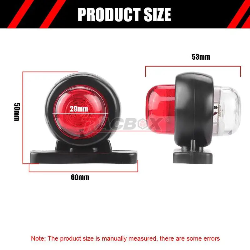 Truck Double Sides Marker Signal Red Yellow White Warning