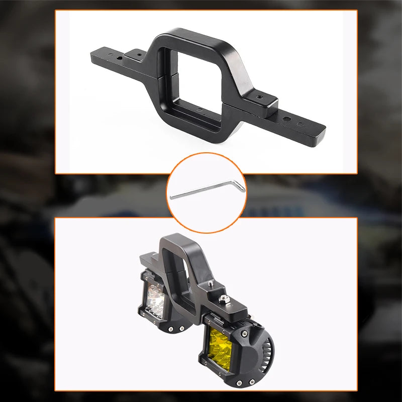 For Pickup Offroad 2.5inch Tow Hitch Mount Bracket 60W Work Fog