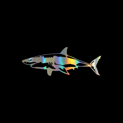 Sticker 17CM 6.5cm 3D Shark Creative Vinyl On Stickers
