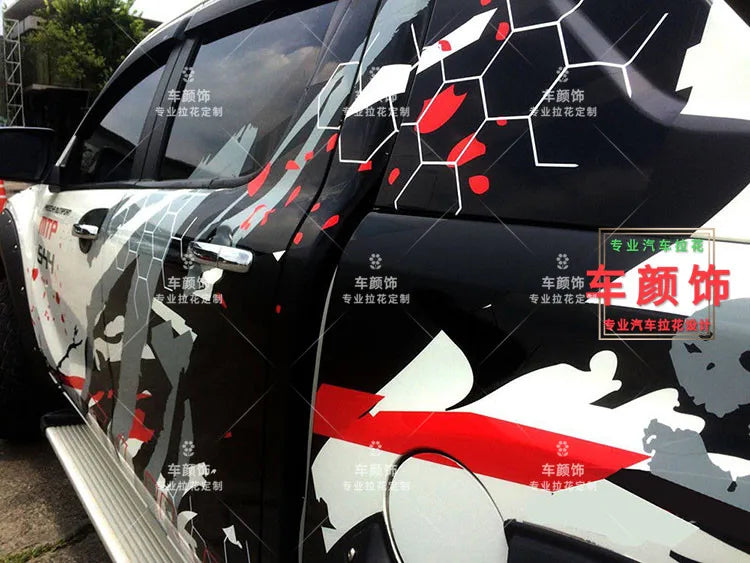 For Ford Raptor F150 Pull Flower Body Modification Full Stickers
