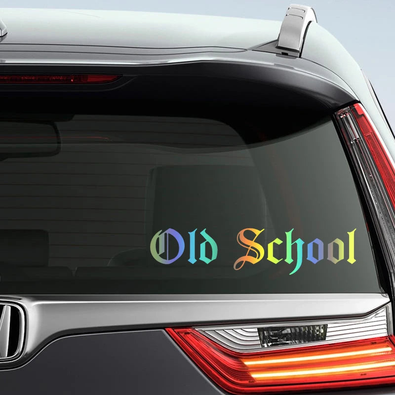 Old School die-cut Vinyl Decal Sticker Waterproof Decors On