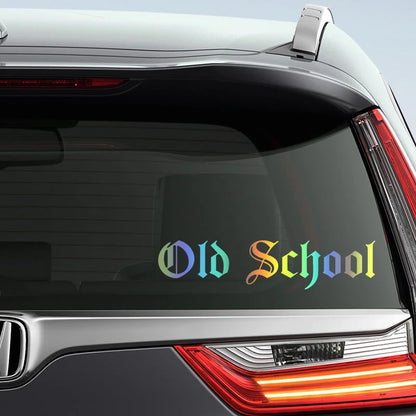 Old School die-cut Vinyl Decal Sticker Waterproof Decors On
