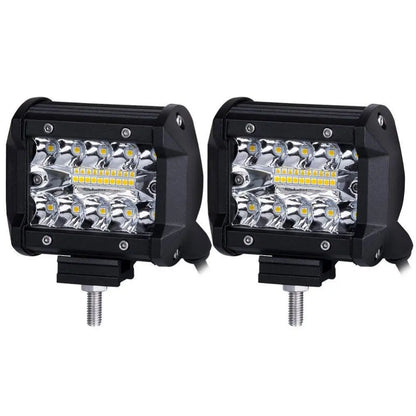 For Pickup ATV Inch 60W Pods 2.5 Tow Hitch Mounting Brackets