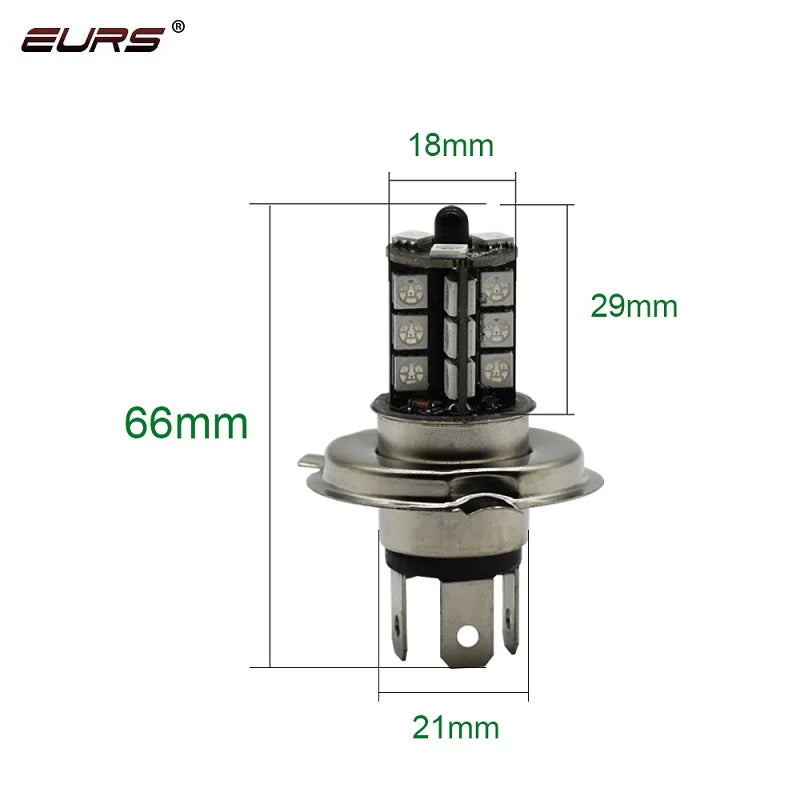 Eurs 2PCS H4 H7 H11 H1 multi-color RGB Fog