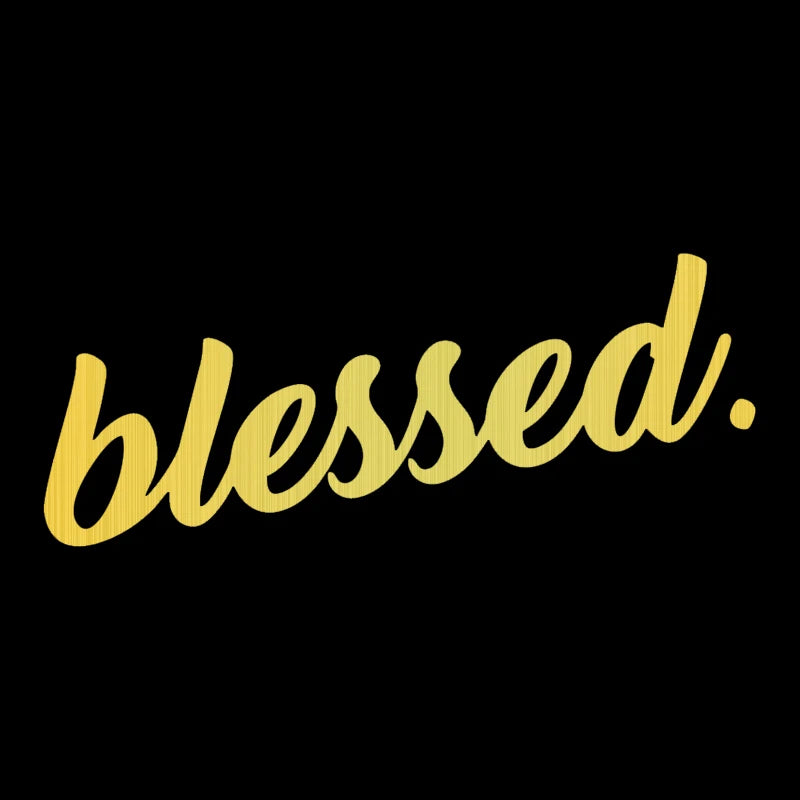 CK21334 Blessed Various Sizes Funny Vinyl Sticker Waterproof
