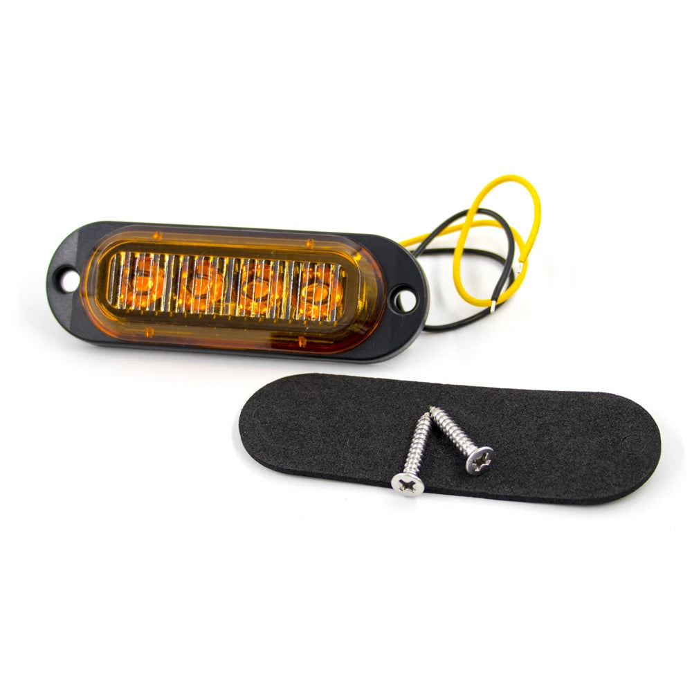10PCS 12V 24V Side Marker Waterproof Indicator Signal Truck