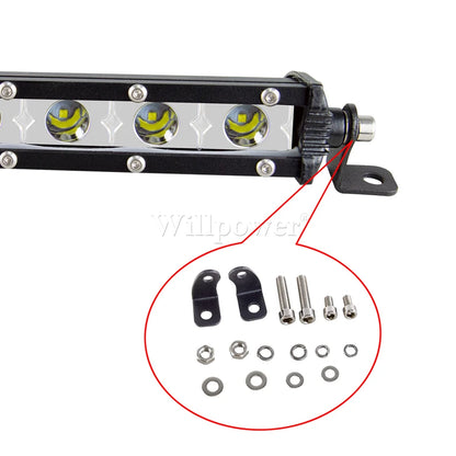 For Jeep Offroad Single Row Slim Bar SUV Pickup 4X4 Truck