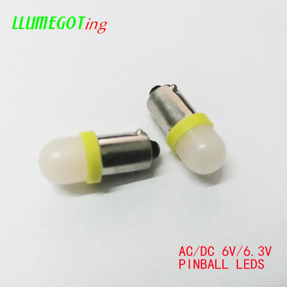 50PCS Milk White Dome ba9s T4W 1X smd5050 Non