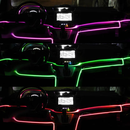 Interior Atmosphere Lighting USB RGB Flexible Optical Fiber