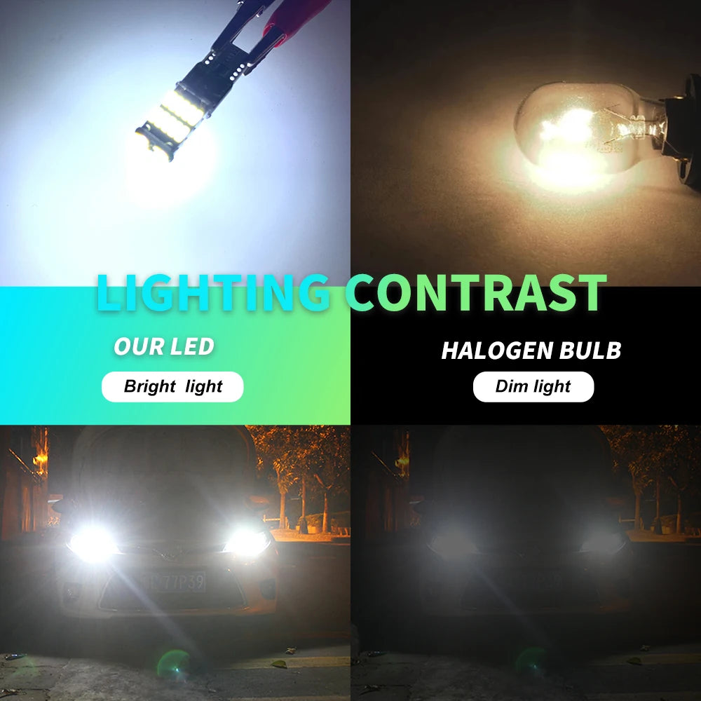 For Ford Focus 2 3 Fiesta 10X T10 W5W Canbus Bulb MK2 MK3 Mondeo