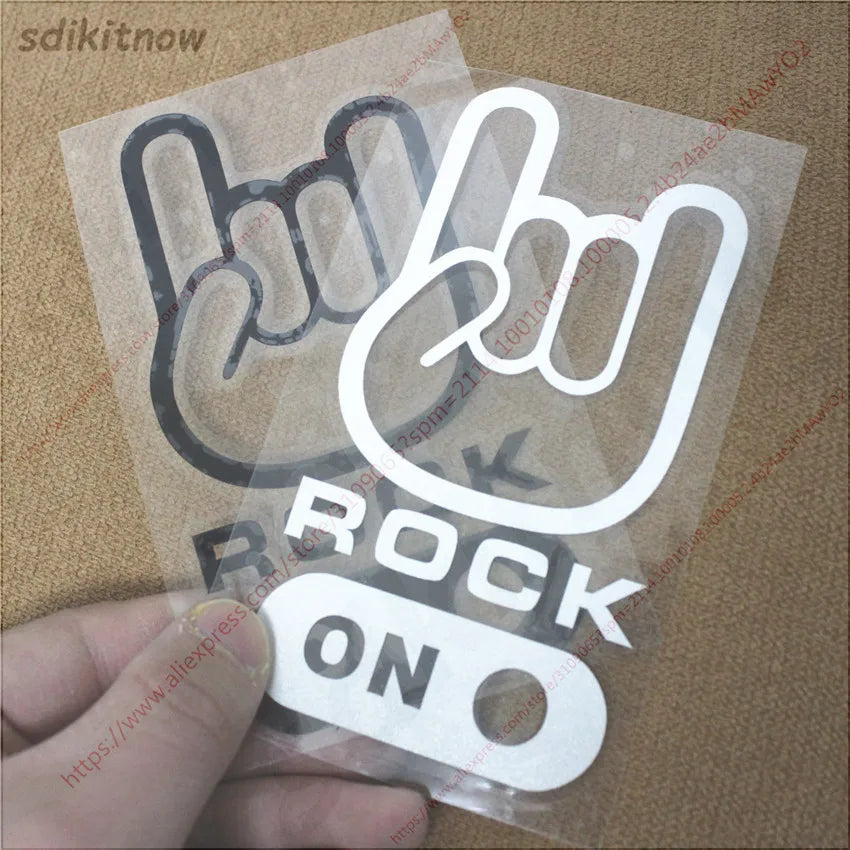 Windows Door Body Pvc Decal Sticker Hand Sign Hard