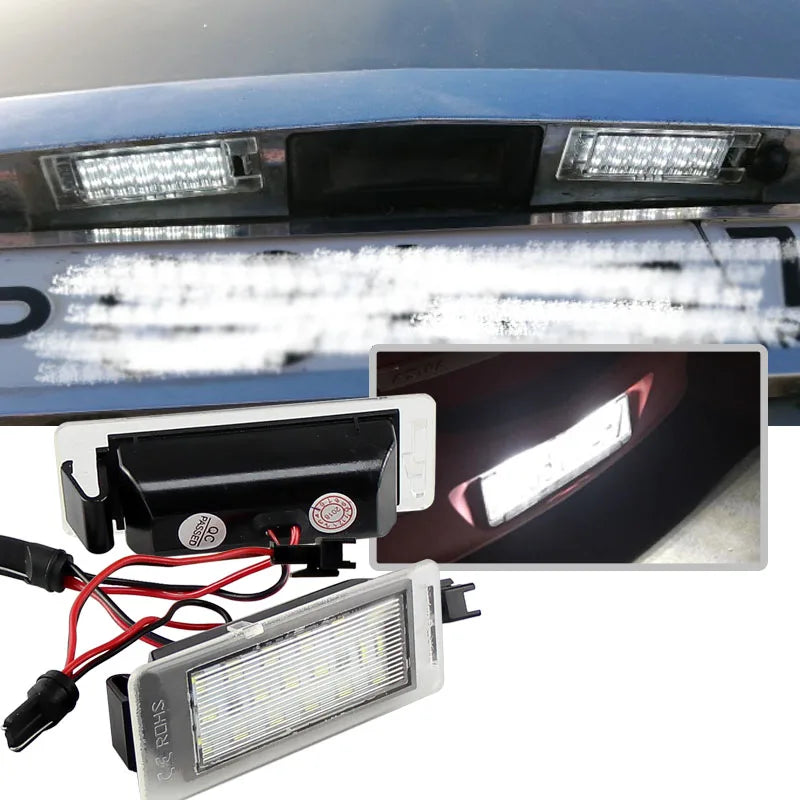 For Opel Mokka 2012-2018 Opel Ampera 2PCS Licence Number Plate