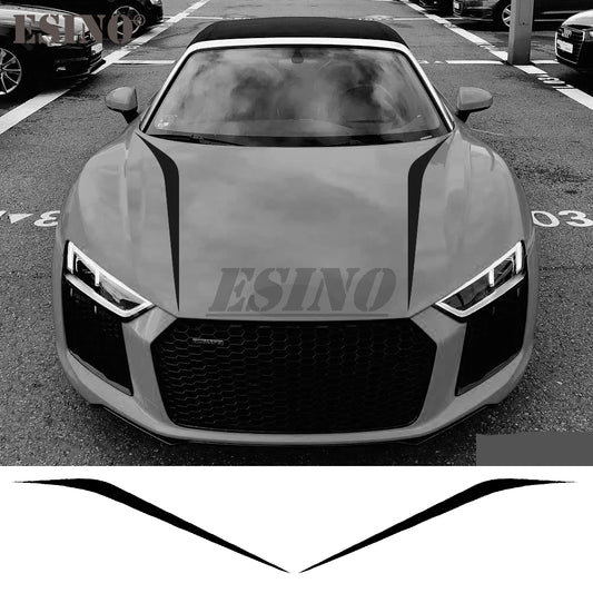 X Decals Stripes Body Vinyl Hood Cover Stickers Films