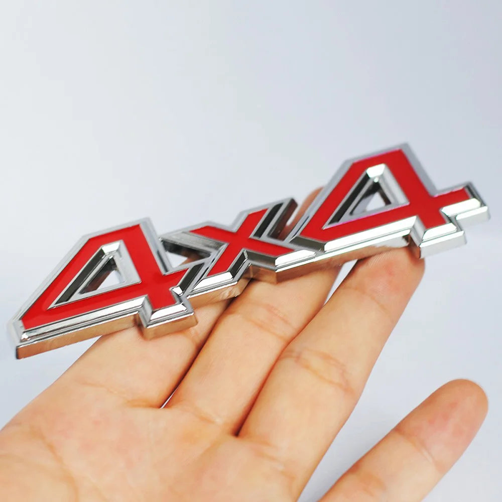Dsycar 1PCS 3D Metal 4X4 four-wheel Drive Sticker Emblem
