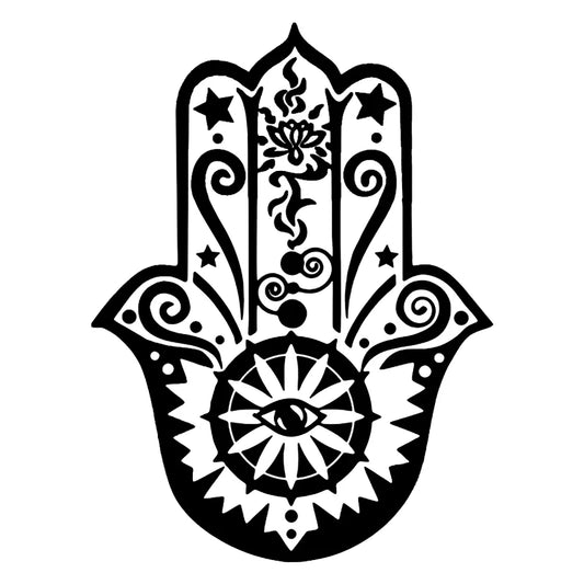 CS31910 Various Sizes die-cut Vinyl Decal Hamsa Hand Khamsa