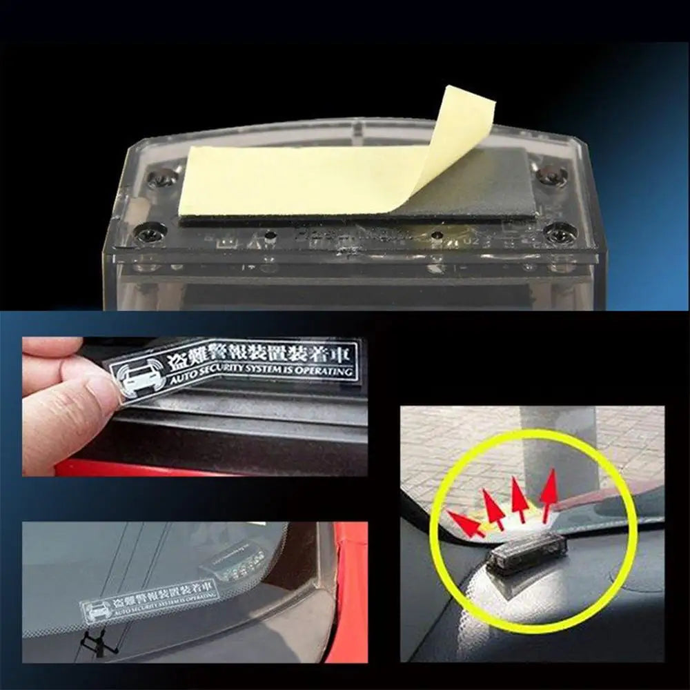 2019 Alarm Solar Power Simulated Warning Strobe anti-theft