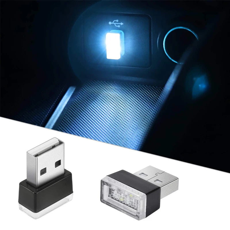 USB Interior Atmosphere Lamps MINI Portable Ambient Lighting Kit