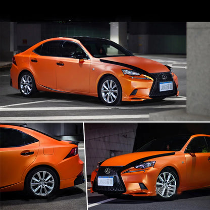 Various Kinds Glossy Matte Orange Vinyl Wrap 3D Carbon