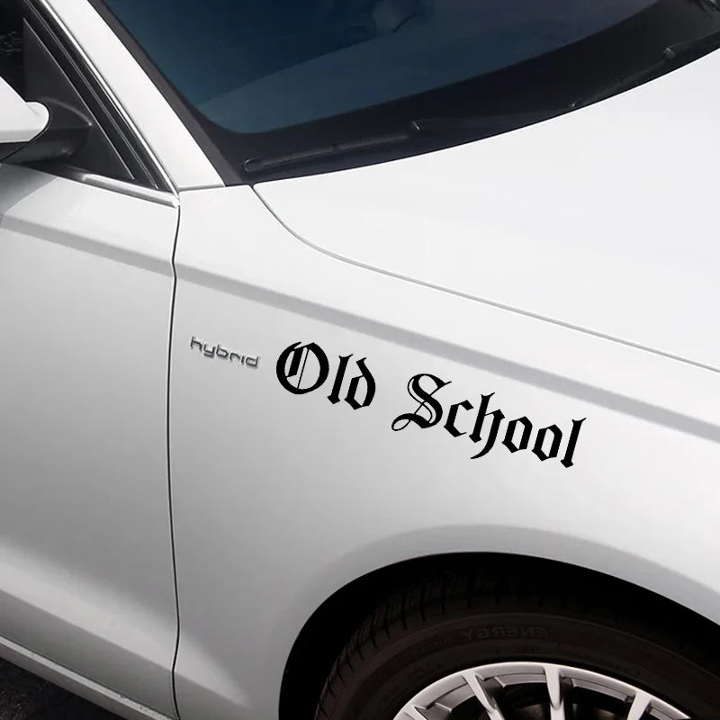 Old School die-cut Vinyl Decal Sticker Waterproof Decors On