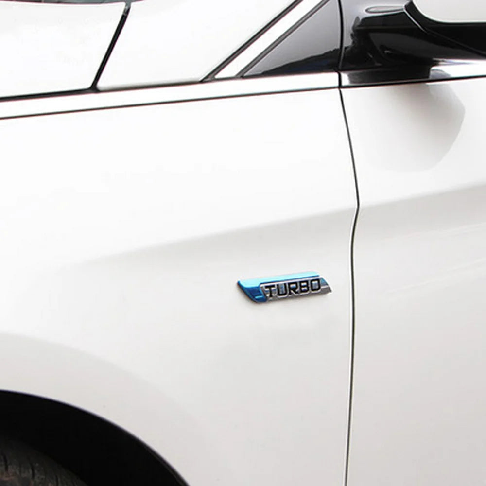 For Frod BMW Ford Dsycar 3D Metal Turbo Turbocharged Sticker