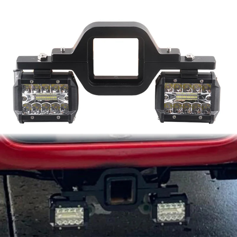 For Pickup Offroad 2.5inch Tow Hitch Mount Bracket 60W Work Fog