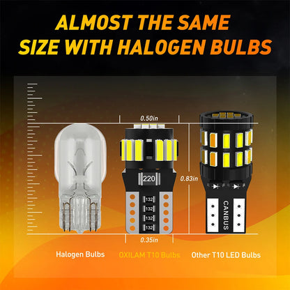 For Mercedes Benz W203 W211 W204 10X W5W T10 Canbus 194 Bulb