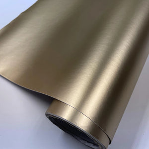 Champagne Gold Matte Metallic Chrome Vinyl Wrap Foil Air