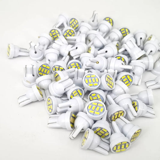 1000PCS White T10 Smd 3014 8SMD 8LED 194 168