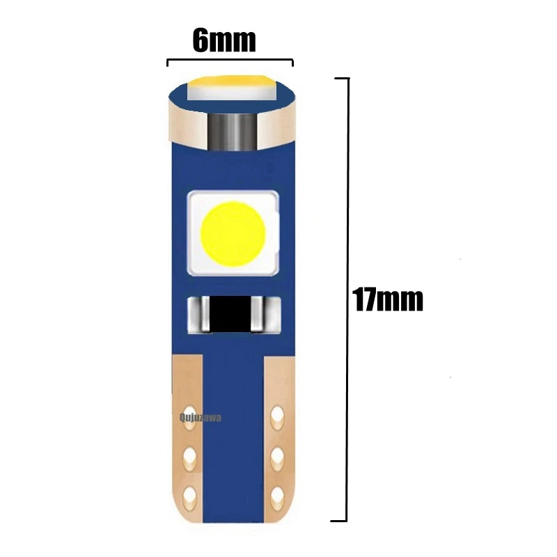 10PCS T5 W3W 286 w1.2w Super Bright 3030 Bulbs