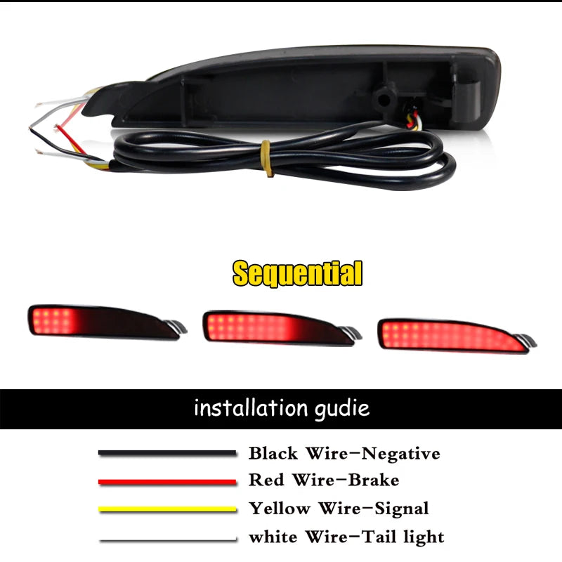 For Mazda 3 5 6 Function Ijdm Bumper Reflector As Tail Brake