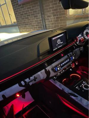 For Audi A4 B9 A5 2017 Replace Colors RGB Interior Ambient 2018