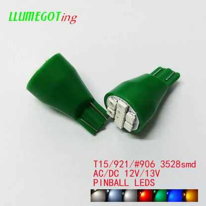 50PCS T15 W16W 921 906 Base 8X smd3528 Various