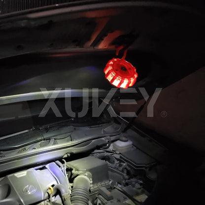 Mode Safety Road Flare Flashing Warning Magnetic Base Disc