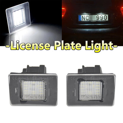 For Mercedes Benz W176 W156 R172 2PCS Canbus Error License Plate