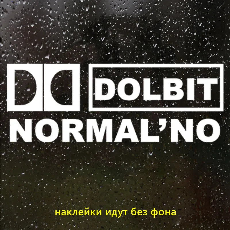 CK2302 7CM Dolbit Normal No Funny Sticker Vinyl Decal