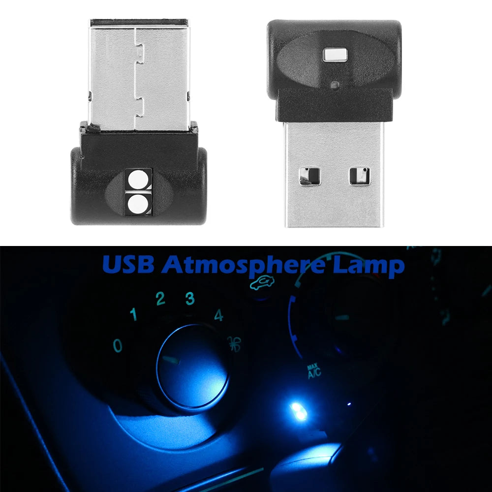 MINI USB Foot Atmosphere Emergency Lighting Colorful Plug Play
