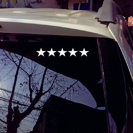 Reflective Sticker 100 Five Star Decorate Decals Vinyl Cover