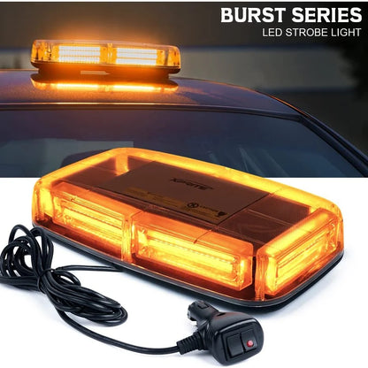 Cob Rooftop Strobe Beacon Magnetic Base Safety Warning Emergency