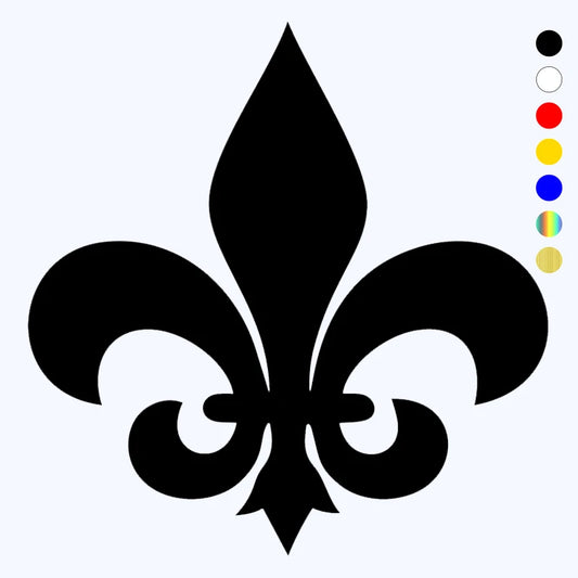 CK2461 10CM 15CM Heraldic Lily Funny Sticker Vinyl Decal