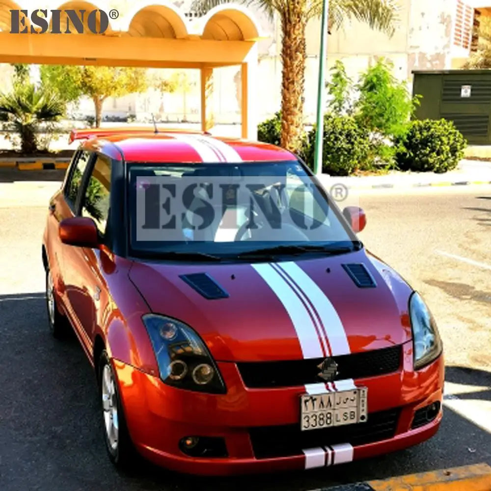 Selling Stripe Hood Covers Vinyl Sports Decal Head Sticker