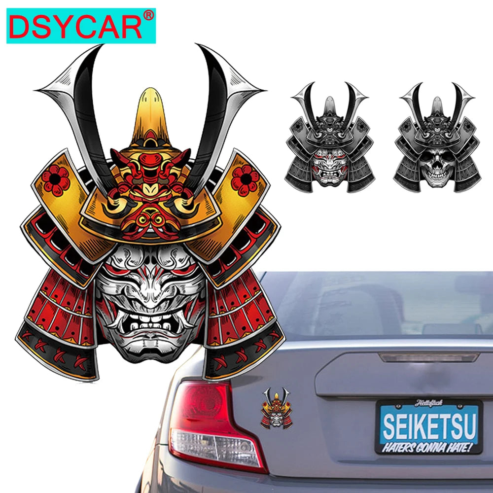 For Laptop Window Wall Dsycar 1PCS Japan Warrior Sticker Cartoon