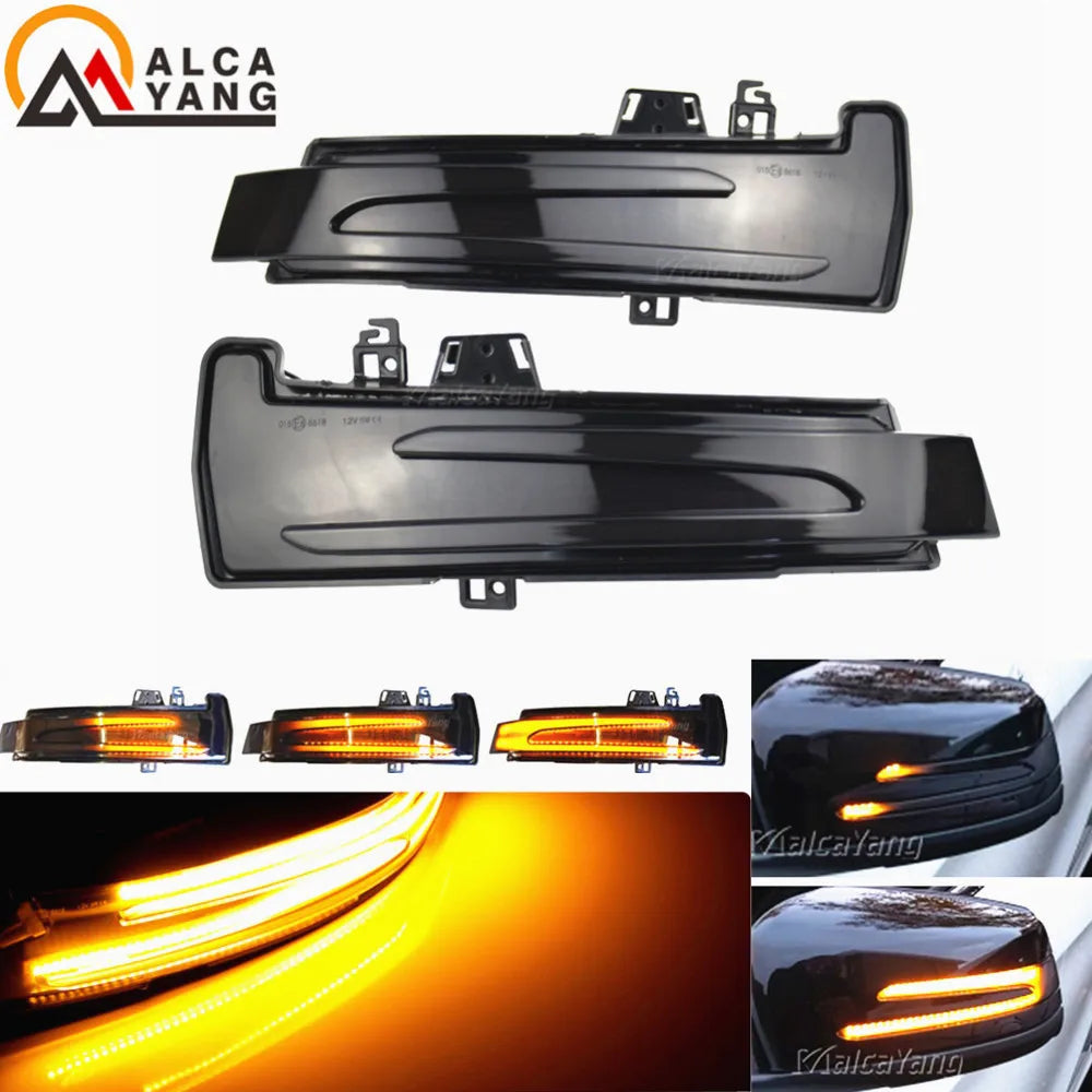 For Mercedes Benz W204 Cla A Puddle Dynamic Rear Mirror Turn