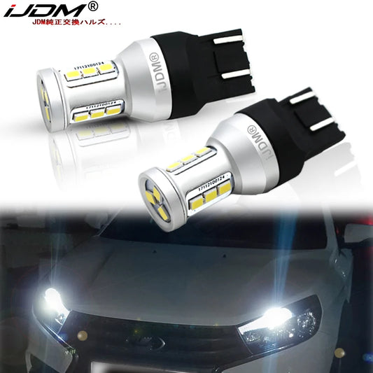For Lada Dimension Lights Bulbs Super Ijdm 2PCS T20 7440 W21W