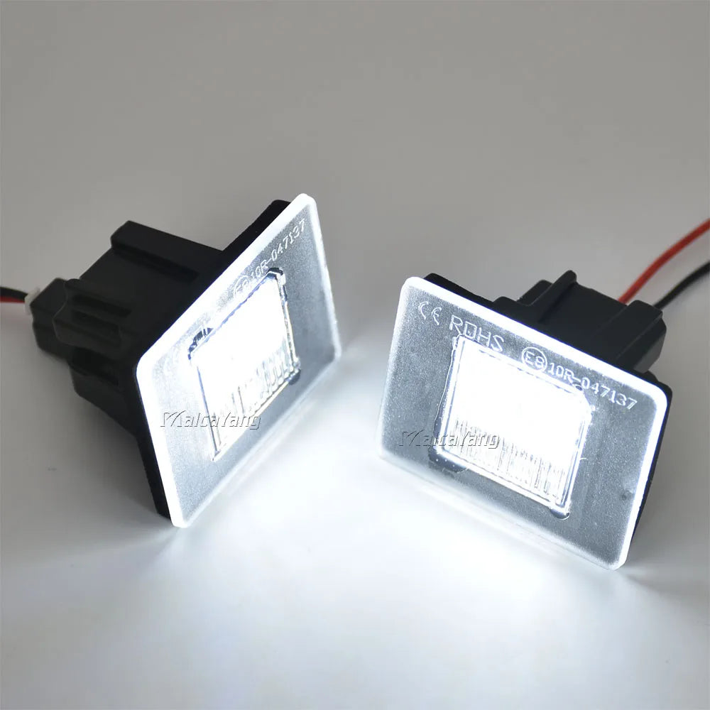 For Mercedes Benz W176 W156 R172 2PCS Canbus Error License Plate
